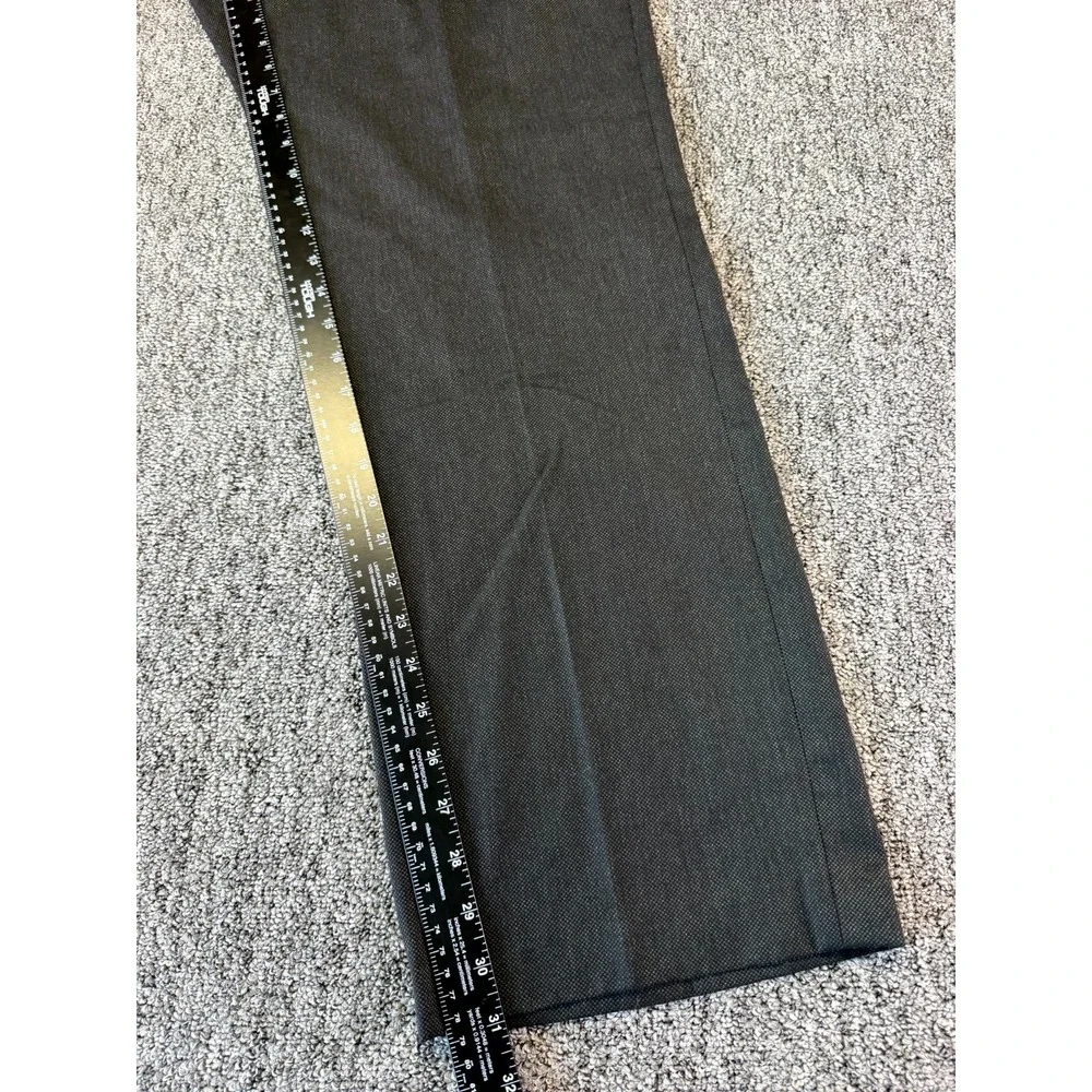 Banana Republic Classic Dress Pants Men 38x32 Gray Straight Leg High Rise Formal